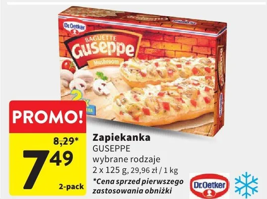 Zapiekanka wybrane rodzaje promocja w Intermarche