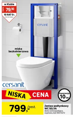 Zestaw podtynkowy Wc Selva Cersanit promocja w Leroy Merlin
