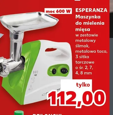 Maszynka do mielenia mięsa Esperanza promocja w Kaufland