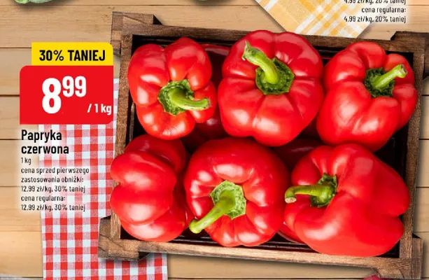 Papryka czerwona promocja w POLOmarket