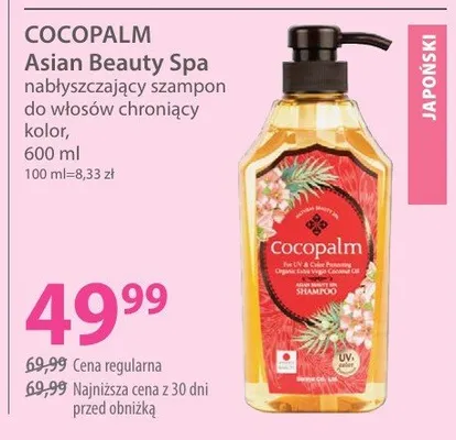 Asian Beauty Spa nabłyszczający szampon do włosów chroniący kolor promocja w Hebe