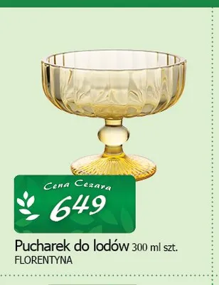 Pucharek do lodów Florentyna 300 ml promocja w CEZAR Delikatesy