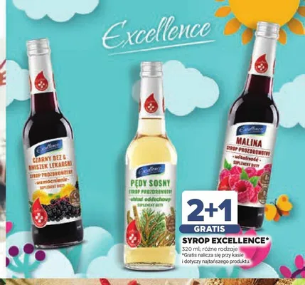 Syrop Excellence Czarny Bez & Mniszek Lekarski promocja w Stokrotka
