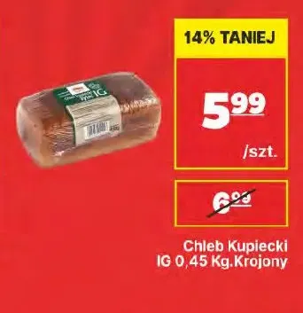 Chleb Kupiecki IG krojony promocja w API Market