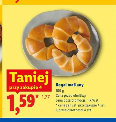 Rogal maślany promocja w Lidl