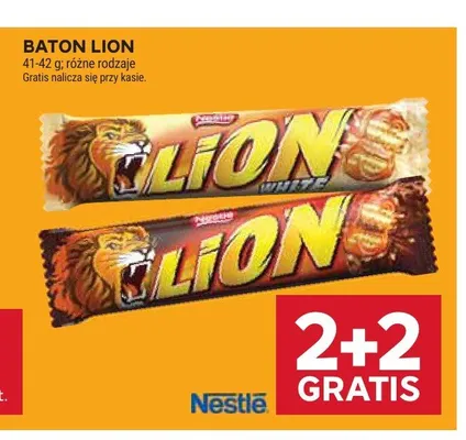 Baton Lion promocja w Stokrotka