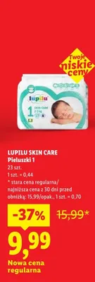 Pieluszki Lupilu Skin Care 1 promocja w Lidl