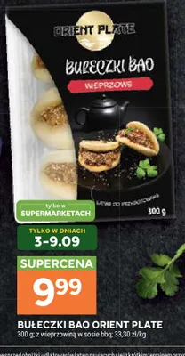 Bułeczki bao z wieprzowiną w sosie BBQ Orient Plate promocja w Stokrotka