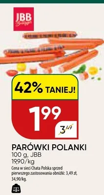 Parówki polanki promocja w Chata Polska
