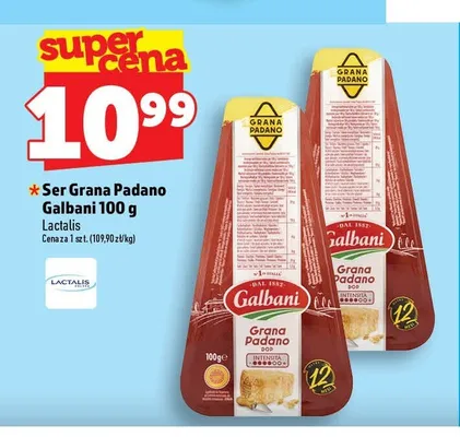 Ser Grana Padano Galbani promocja w TOPAZ