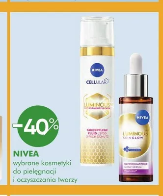 Serum do twarzy Nivea Luminous 630 promocja w Super-Pharm