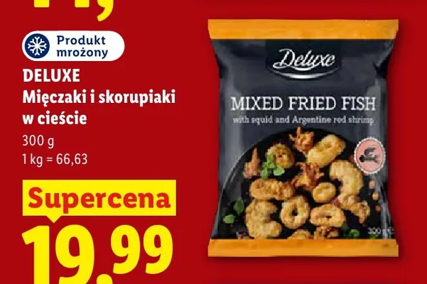 Mięczaki i skorupiaki w cieście Deluxe promocja w Lidl