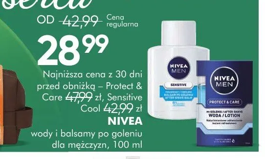 Woda po goleniu Nivea Men Protect & Care promocja w Super-Pharm