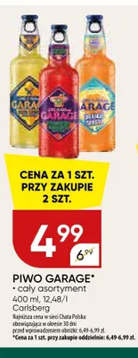 Piwo Garage promocja w Chata Polska