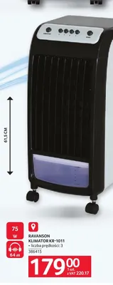Klimator RAVANSON KR-1011 75W 64dB promocja w Selgros