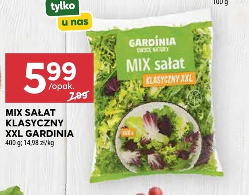 Mix sałat klasyczny XXL Gardinia promocja w Stokrotka