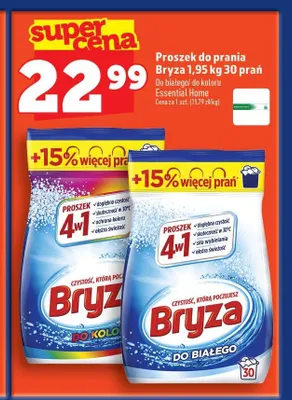 Proszek do prania Bryza Do Białego promocja w TOPAZ