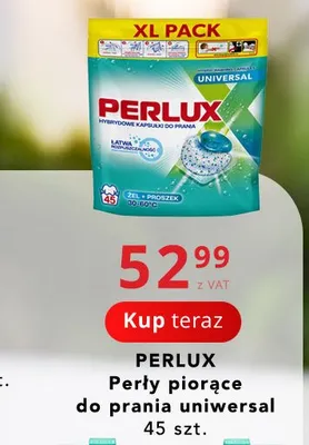 Perły piorące do prania Perlux Uniwersal promocja w Poczta Polska