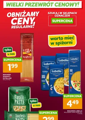 Makaron fusilli promocja w Stokrotka