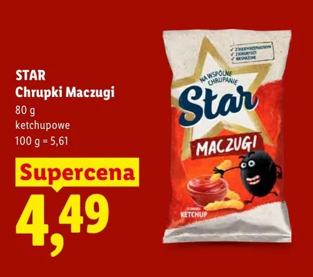 Chrupki Maczugi ketchupowe promocja w Lidl