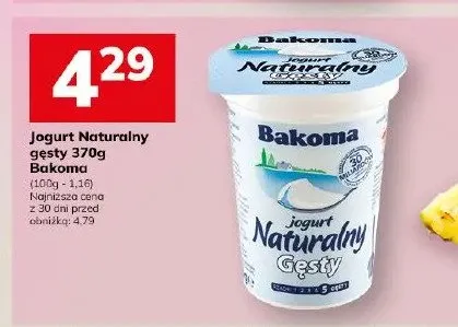 Jogurt naturalny gęsty promocja w Hitpol