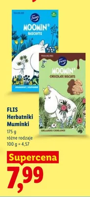 Herbatniki Muminki Flis promocja w Lidl