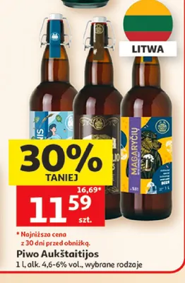 Piwo Aukštaitijos Magaryčių promocja w Auchan