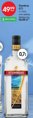 Wódka Stumbras promocja w Żabka