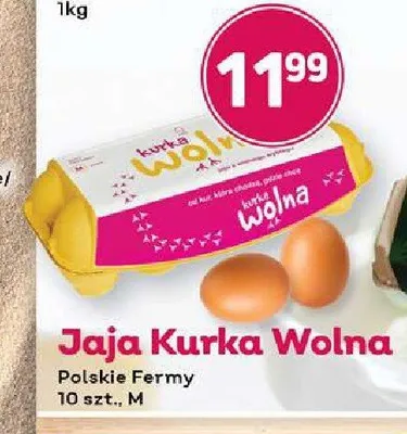 Jaja Kurka Wolna Polskie Fermy promocja w Bliski