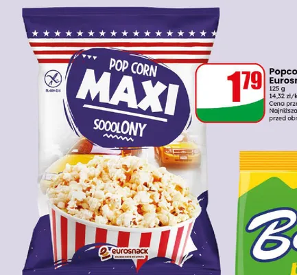 Popcorn solony Eurosnack promocja w Dino