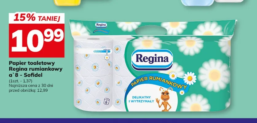Papier toaletowy Regina rumiankowy promocja w Hitpol