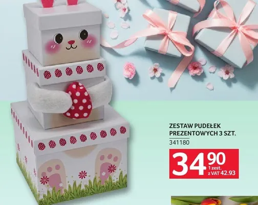 Zestaw pudełek prezentowych 3 szt. promocja w Selgros