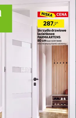 Skrzydło drzwiowe łazienkowe Parma Artens 80 cm promocja w Leroy Merlin