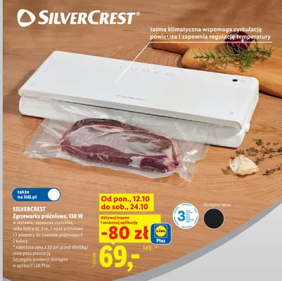 Zgrzewarka próżniowa Silvercrest promocja w Lidl