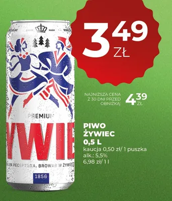 Piwo Żywiec promocja w Duży Ben