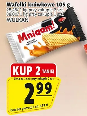 Wafelki krowkowe 105g promocja w Prim Market