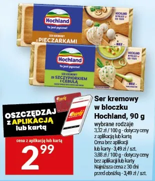Ser kremowy w bloczku Hochland, 90 g promocja w Twój Market