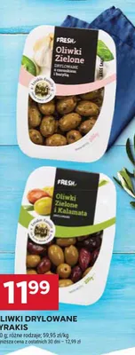 Oliwki zielone i Kalamata drylowane Lyrakis promocja w Stokrotka