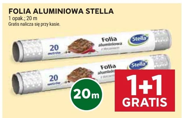 Folia aluminiowa promocja w Stokrotka