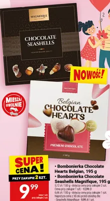 Bombonierka Chocolate Seashells Magnifique Delistro promocja w Dzień Matki