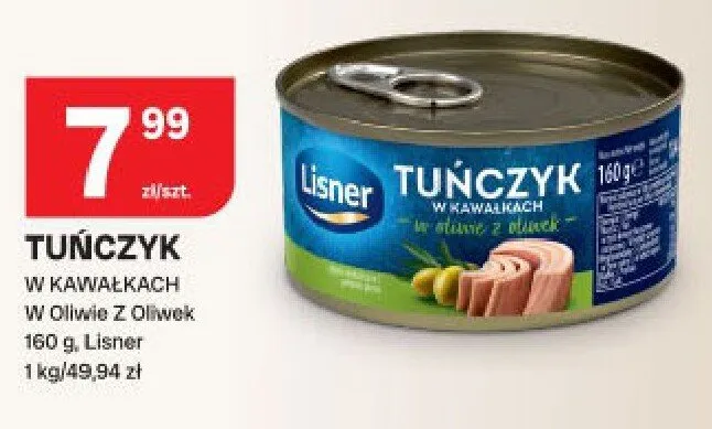 Tuńczyk w kawałkach w oliwie z oliwek promocja w Chorten