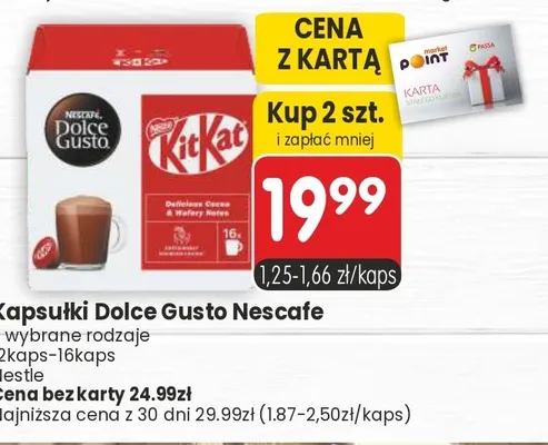 Kapsułki Nescafe Dolce Gusto KitKat promocja w Market Point