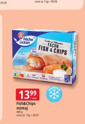 Fish&Chips mintaj Pêche Océan promocja w Leclerc