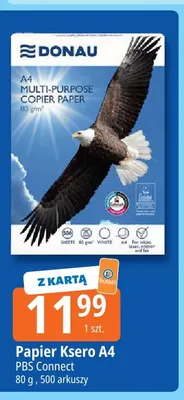 Papier ksero A4 Donau PBS Connect promocja w Leclerc
