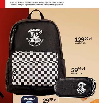 Plecak Harry Potter czarny z herbem Hogwarts promocja w Empik