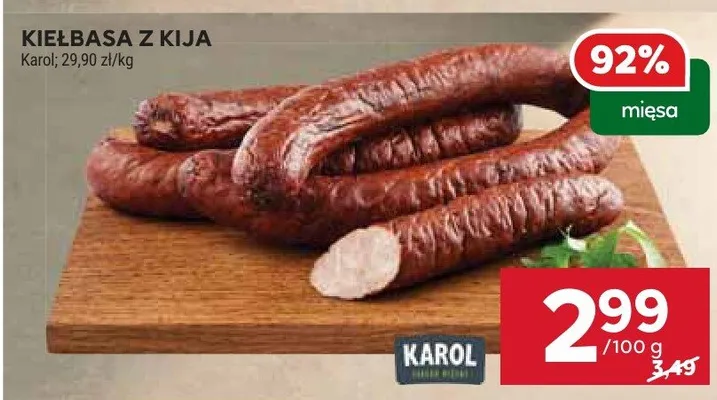 Kiełbasa z kija promocja w Stokrotka