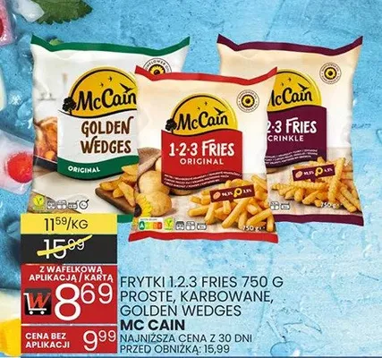 Frytki 1.2.3 Fries Original promocja w Wafelek