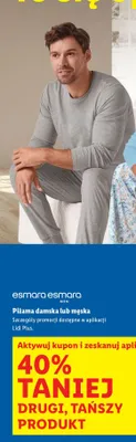 Piżama męska promocja w Lidl