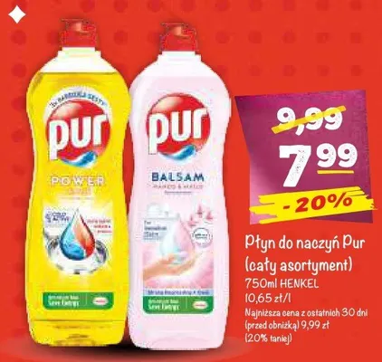 Płyn do naczyń Pur Henkel promocja w Arhelan