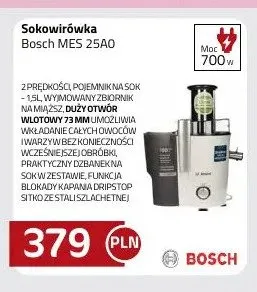 Sokowirówka Bosch MES 25A0 promocja w kakto.pl